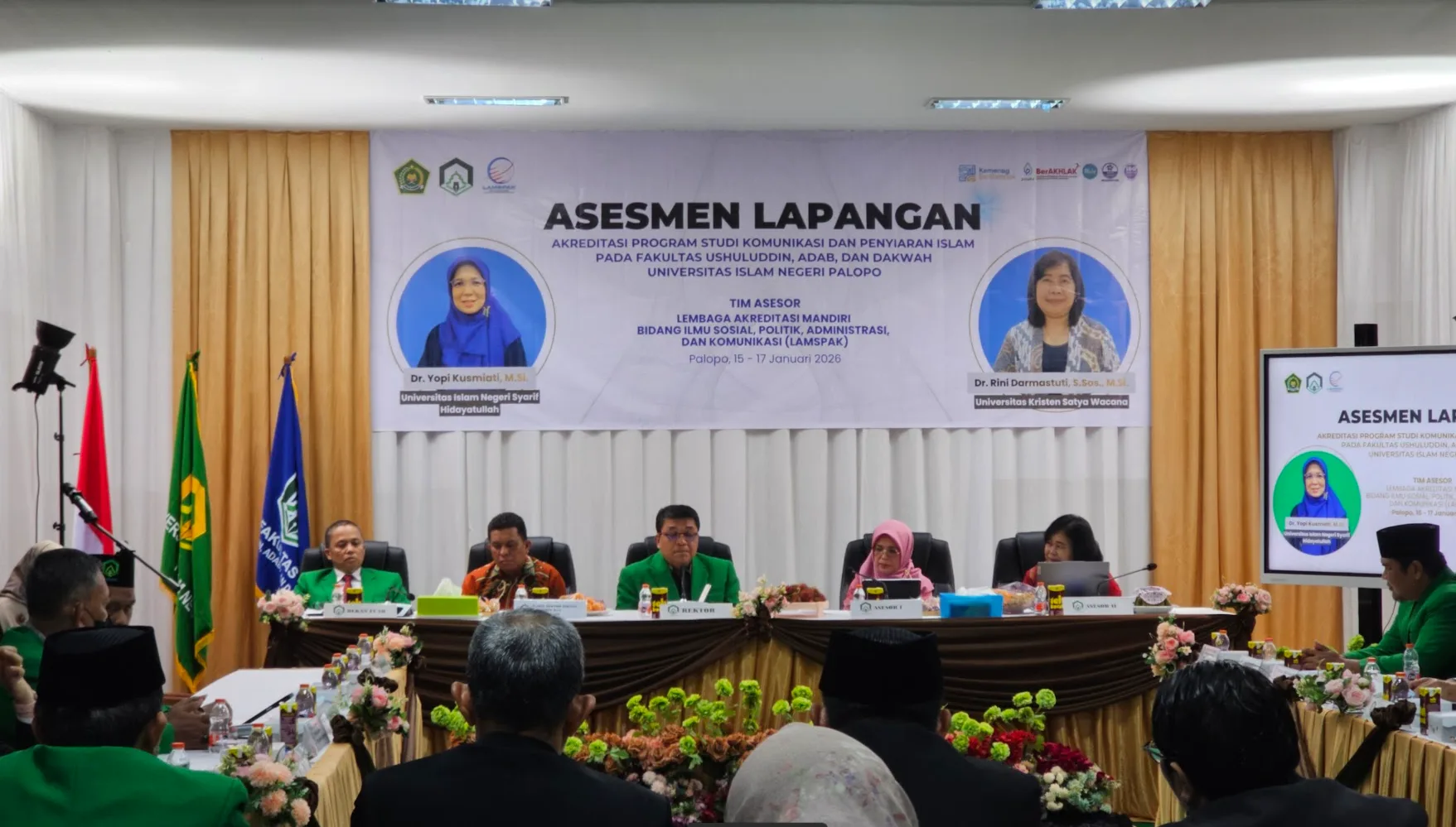 LANGKAH STRATEGIS MENUJU UNGGUL: PRODI KPI UIN PALOPO JALANI ASESMEN LAPANGAN